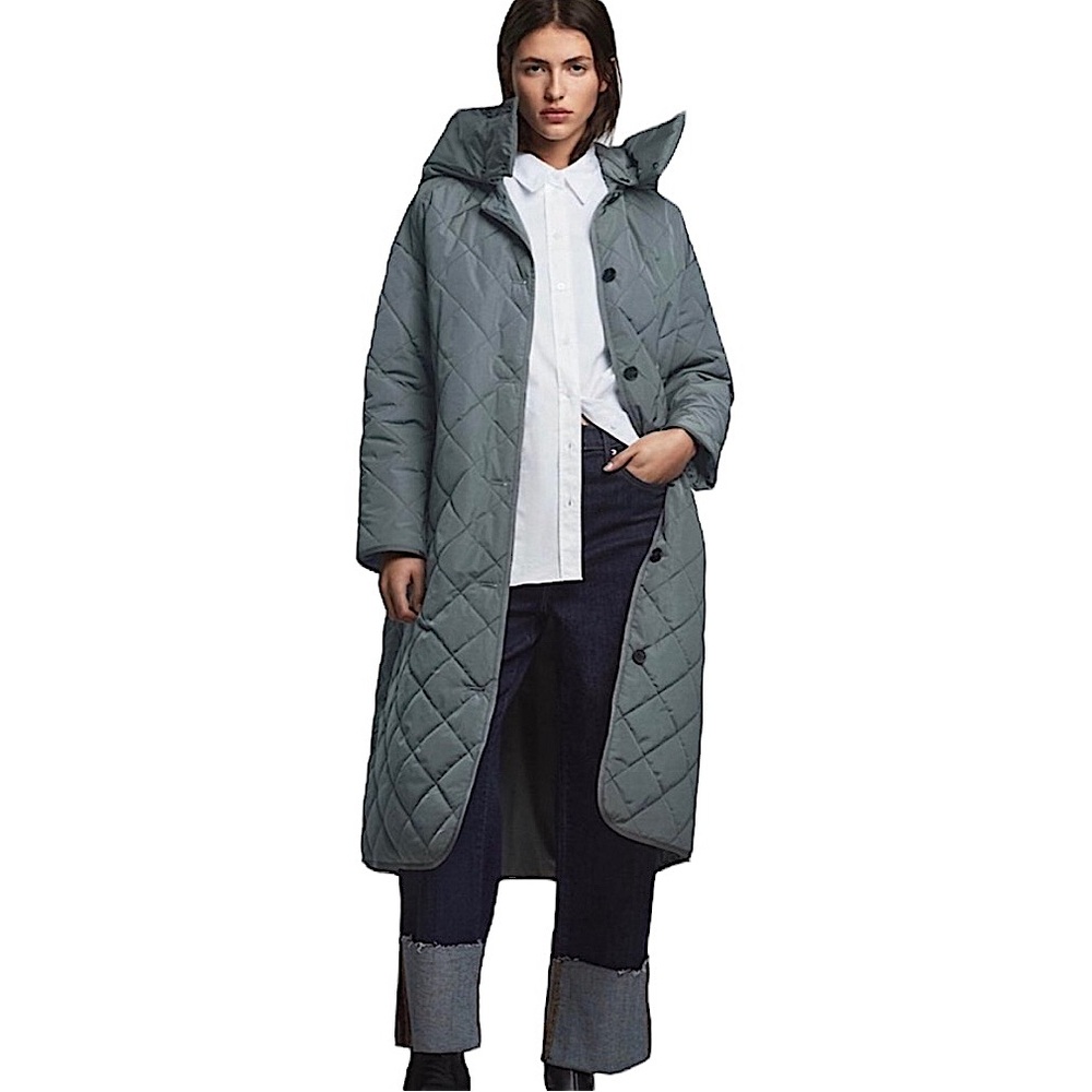NWT Zara Water Repellent Long Padded Coat LMT. Edition